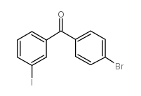 4'-BROMO-3-IODOBENZOPHENONE结构式