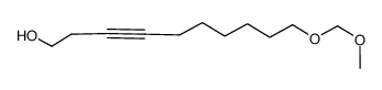 11,12-dioxatetradec-4-yn-1-ol Structure