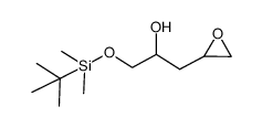 5-(tert-butyldimethylsilyloxy)-4-hydroxy-1,2-epoxypentane结构式