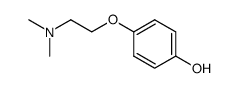 N,N-dimethyl 4-hydroxyphenyl-2-oxyethylamine Structure