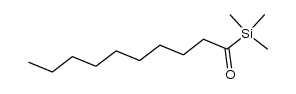 1-trimethylsilanyl-decan-1-one结构式