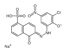 sodium 6-[(3-chloro-2-hydroxy-5-nitrophenyl)azo]-5-hydroxynaphthalene-1-sulphonate picture