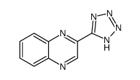 2-(1H-tetrazol-5-yl)quinoxaline结构式