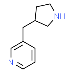 3-(吡咯烷-3-基甲基)吡啶结构式