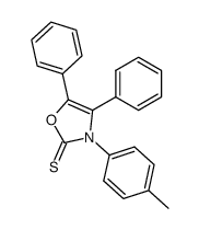 4,5-diphenyl-3-(p-tolyl)-4-oxazoline-2-thione结构式