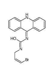 1-acridin-9-yl-3-[(E)-3-bromoprop-2-enyl]urea结构式