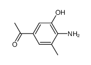 Acetophenone, 4-amino-3-hydroxy-5-methyl- (6CI) structure