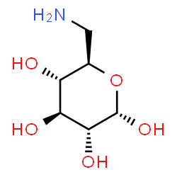 6-Amino-6-deoxy-α-D-glucopyranose结构式