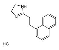 4,5-Dihydro-2-[2-(1-naphthalenyl)ethyl]-1H-imidazole结构式