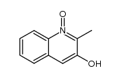 2-methyl-quinolin-3-ol-1-oxide结构式