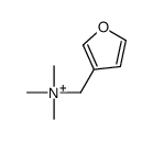 furan-3-ylmethyl(trimethyl)azanium Structure