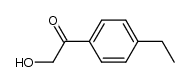 1-(4-ethyl-phenyl)-2-hydroxy-ethanone Structure