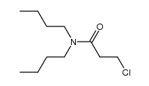 N,N-dibutyl-3-chloropropanamide Structure