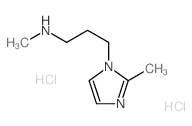 N-Methyl-3-(2-methyl-1H-imidazol-1-yl)-propan-1-amine dihydrochloride结构式