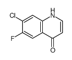 7-chloro-6-fluoro-1H-quinolin-4-one Structure