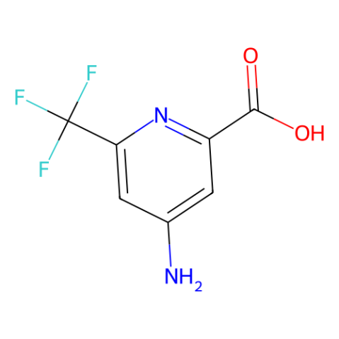 4-amino-6-(trifluoromethyl)pyridine-2-carboxylic acid Structure