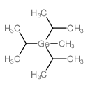 Germane,methyltris(1-methylethyl)- Structure
