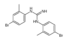 1,2-bis(4-bromo-2-methylphenyl)guanidine结构式
