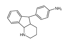 4-[(4aR,5S,9bR)-2,3,4,4a,5,9b-hexahydro-1H-indeno[1,2-b]pyridin-5-yl]aniline结构式