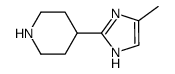 4-(5-Methyl-1H-imidazol-2-yl)piperidine结构式