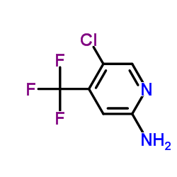 5-氯-4-(三氟甲基)吡啶-2-胺结构式