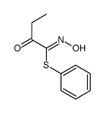 phenyl (1Z)-N-hydroxy-2-oxobutanimidothioate Structure