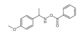 O-benzoyl-N-(1-(4-methoxyphenyl)ethyl)hydroxylamine Structure