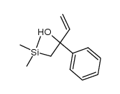 2-Phenyl-1-(trimethylsilyl)but-3-en-2-ol Structure