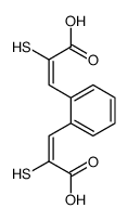 3-[2-(2-carboxy-2-sulfanylethenyl)phenyl]-2-sulfanylprop-2-enoic acid Structure