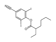 (4-cyano-2,6-diiodophenyl) 2-ethylhexanoate Structure
