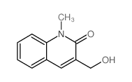 3-(羟基甲基)-1-甲基-2(1h)-喹啉酮结构式