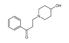 3-(4-Hydroxy-piperidin-1-yl)-1-phenyl-propan-1-one Structure