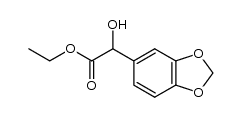 benzo[1,3]dioxol-5-ylhydroxyacetic acid ethyl ester结构式