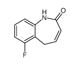 6-fluoro-1,5-dihydro-2H-benzo[b]azepin-2-one结构式