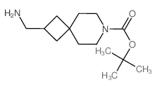 2-(氨基甲基)-7-氮杂螺[3.5]壬烷-7-羧酸叔丁酯结构式