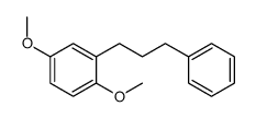 1,4-dimethoxy-2-(3-phenylpropyl)benzene Structure