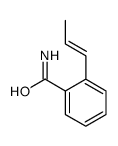 Benzamide, 2-(1-propenyl)- (9CI) Structure