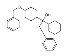 1-Cyclohexyl-1-(4-benzyloxycyclohexyl)-2-(2-pyridinyl)ethanol(Mixture of Diastereomers) Structure