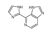 4-(1H-imidazol-2-yl)-3H-imidazo[4,5-c]pyridine结构式
