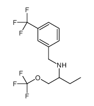 1-(Trifluoromethoxy)-N-[3-(trifluoromethyl)benzyl]-2-butanamine Structure