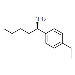 (1R)-1-(4-ETHYLPHENYL)PENTYLAMINE Structure