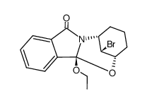 (2RS,6SR,12bSR,13RS)-13-bromo-12b-ethoxy-2,6-methanol(1,3)oxazocino(2,3-a)iso-indol-8-one结构式