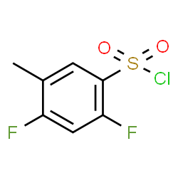 2,4-Difluoro-5-methylbenzenesulfonylchloride Structure