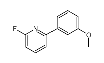 2-Fluoro-6-(3-methoxyphenyl)pyridine Structure