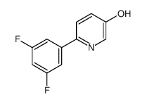 6-(3,5-difluorophenyl)pyridin-3-ol结构式
