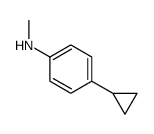 4-cyclopropyl-N-methylaniline Structure