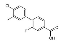 4-(4-chloro-3-methylphenyl)-3-fluorobenzoic acid结构式
