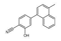 2-hydroxy-4-(4-methylnaphthalen-1-yl)benzonitrile结构式