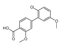 4-(2-chloro-5-methoxyphenyl)-2-methoxybenzoic acid结构式