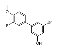 3-bromo-5-(3-fluoro-4-methoxyphenyl)phenol结构式